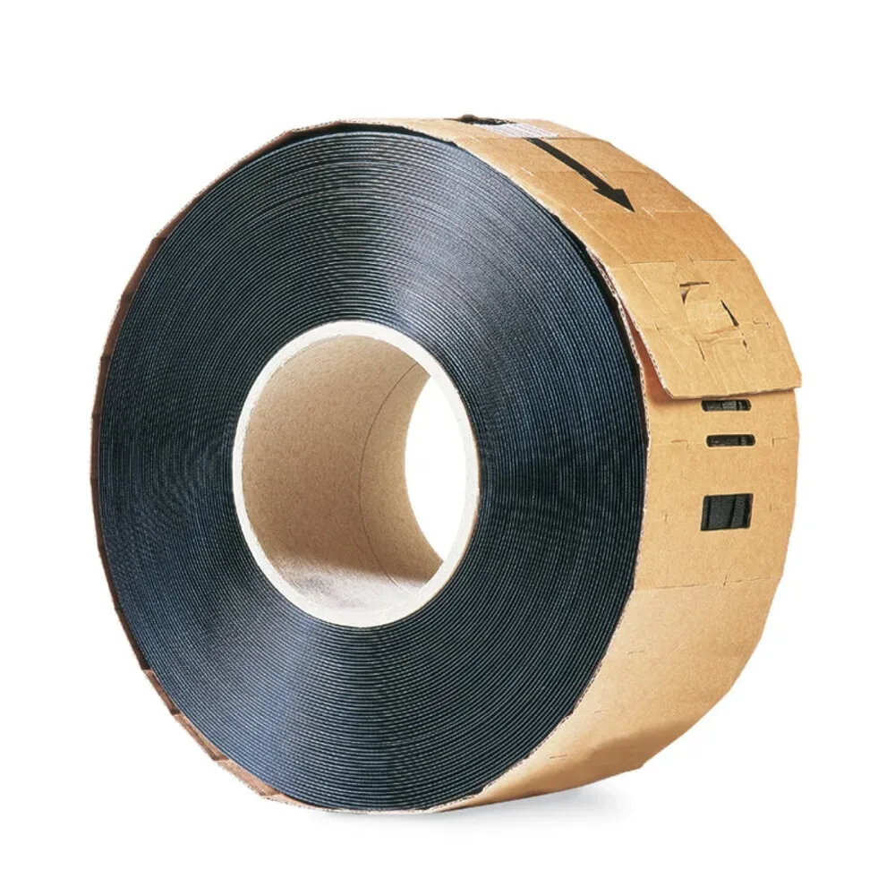PP-Umreifungsband, schwarz, 12 mm x 2200 lfm., Stärke: 0,73 mm