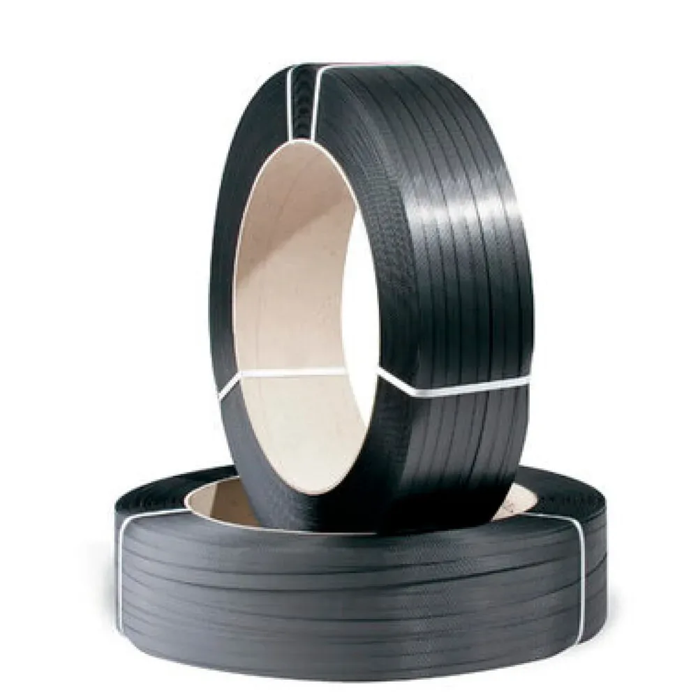 Umreifungsband aus PP, Grossrolle, 16 mm x 1.300 lfm., Kern-Ø 406 mm, Stärke 0,90 mm, schwarz