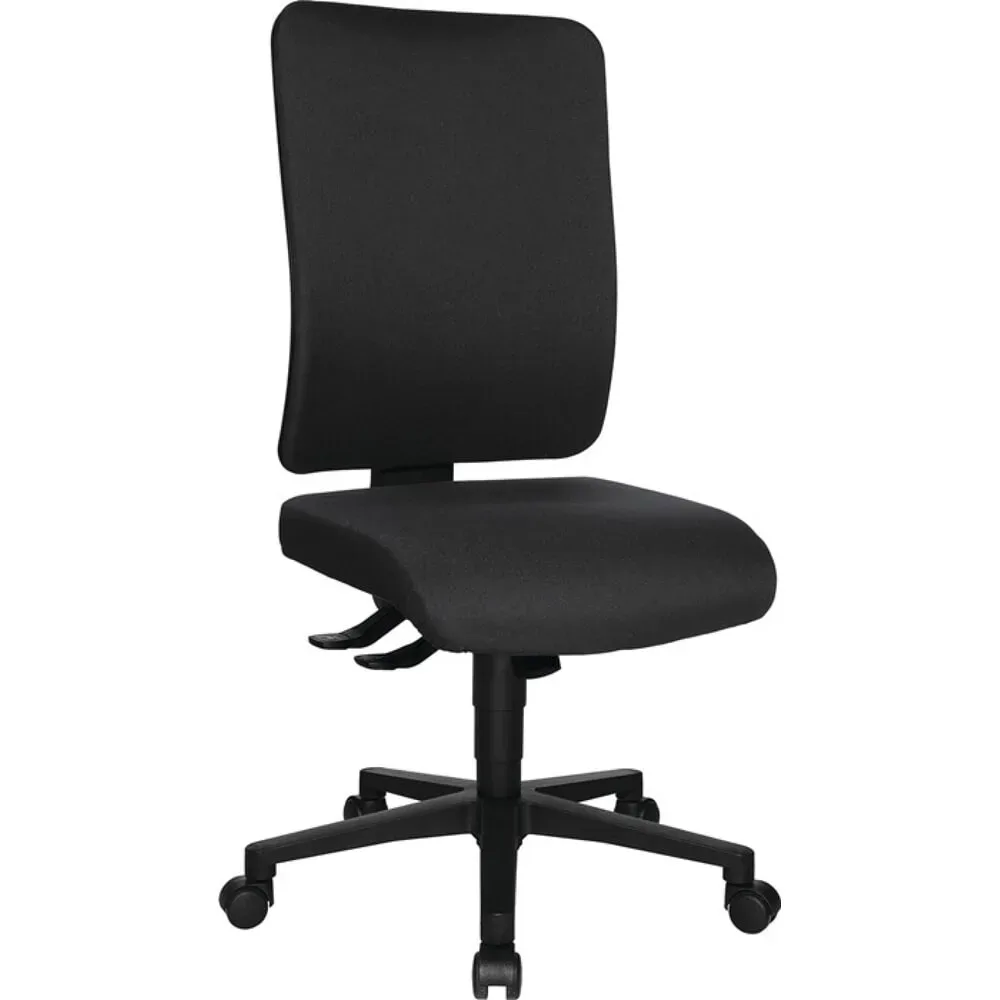 Topstar® Bürodrehstuhl, anthrazit 450-550 mm, mit Synchrontechnik, ohne Armlehnen Tragfähigkeit 110 kg