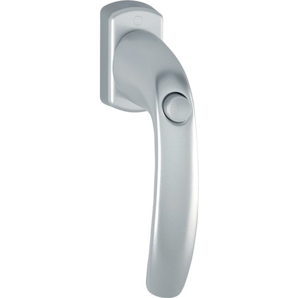 HOPPE Fenstergriff New York 0810SV/U10, 32 mm, Aluminium F8707 / dunkelbraun, selbstsperrend