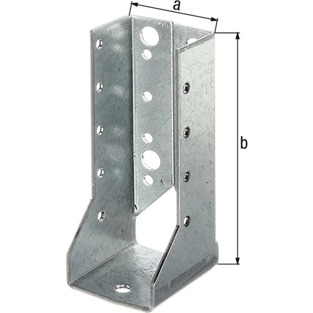 GAH Balkenschuh Typ B 60/100, Stahl sendzimirverzinkt, 2 mm ETA-08/0171
