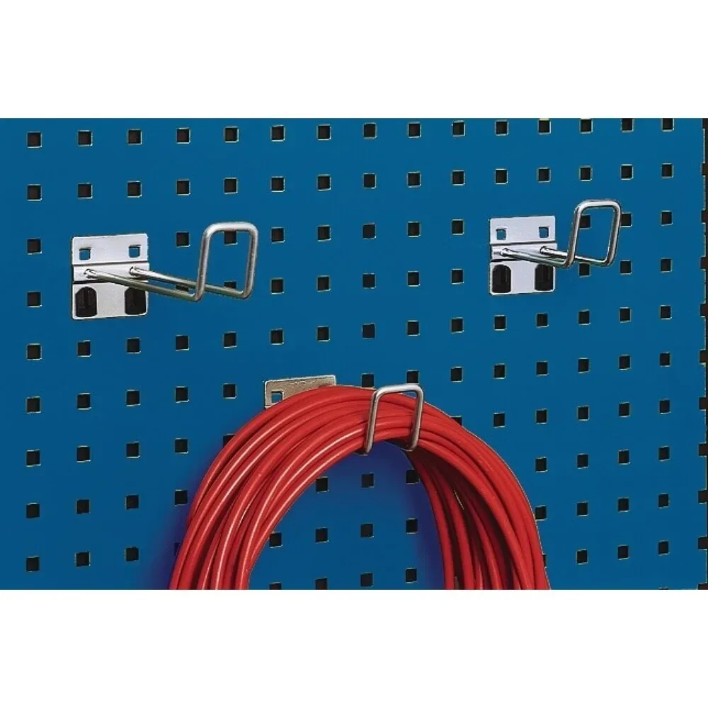 Bügelhaken mit breiter Grundplatte, ø 6 x T 100 mm, 5 Stück