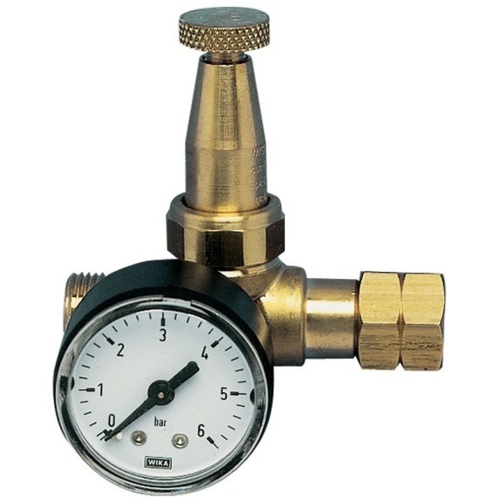 KAYSER Propankleindruckregler Mini, 0,5 4 bar 6 kg/h G 3/8? LH, mit Manometer