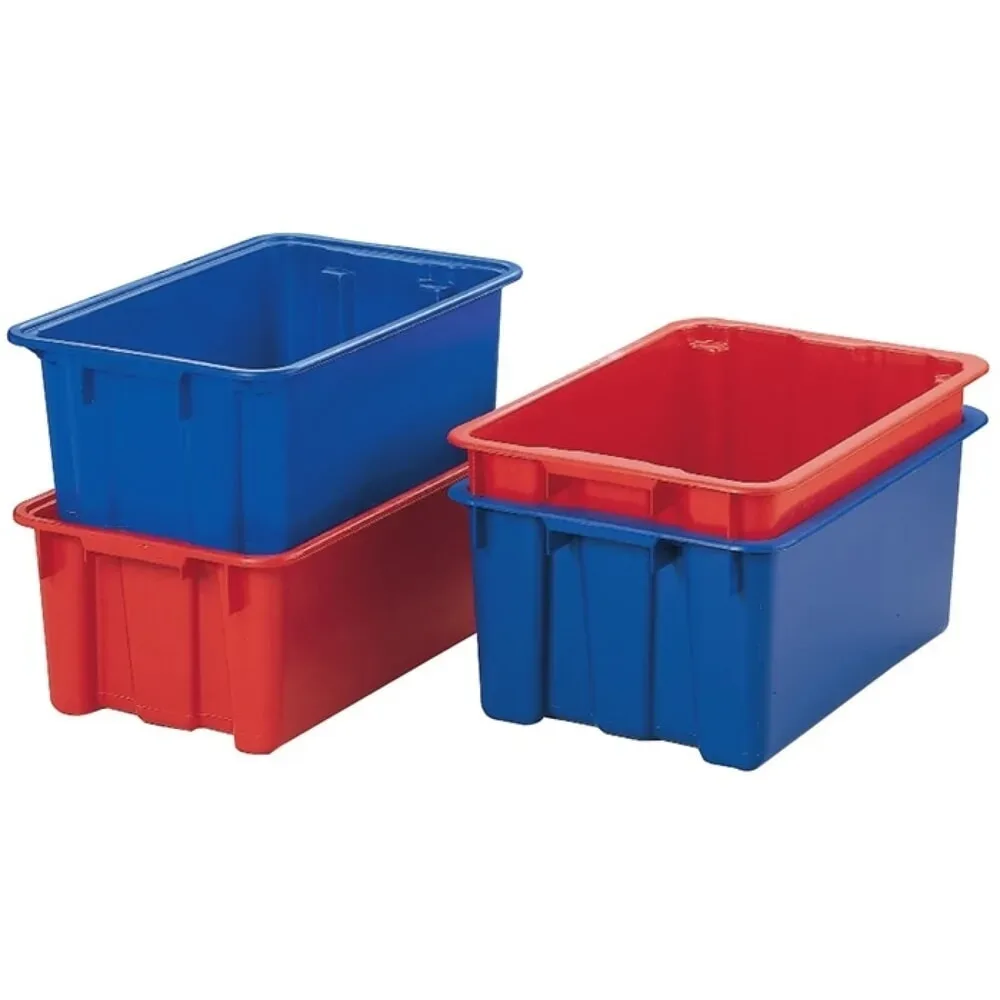 LA-KA-PE Eurobox, L600xB400xH350mm, PP rot
