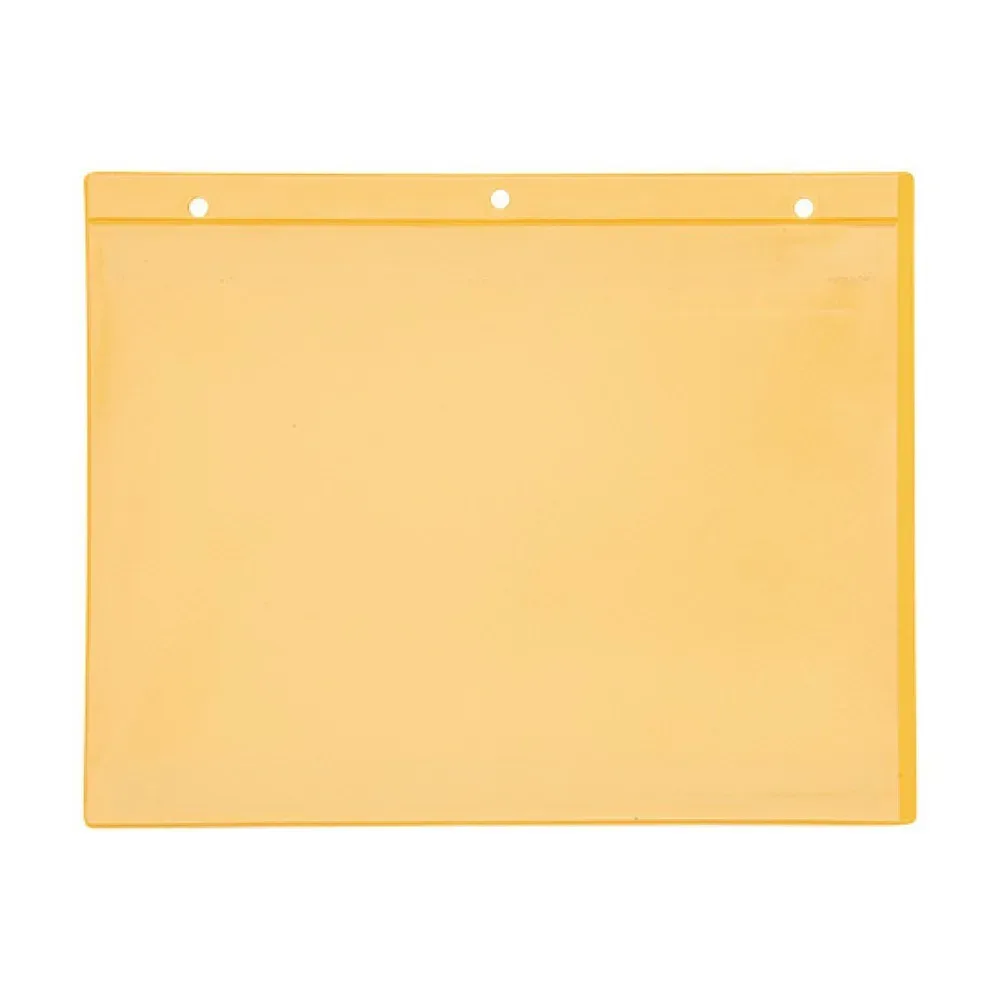 Magnettaschen, DIN A5 quer, Einschub seitlich, 50 Stk/VE, gelb