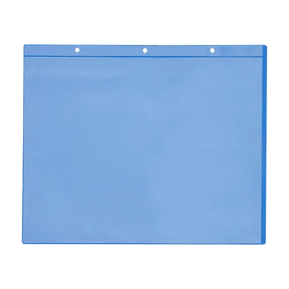 kaiserkraft Magnettaschen, VE 50 Stk, BxH 305 x 230 mm, DIN A4, blau