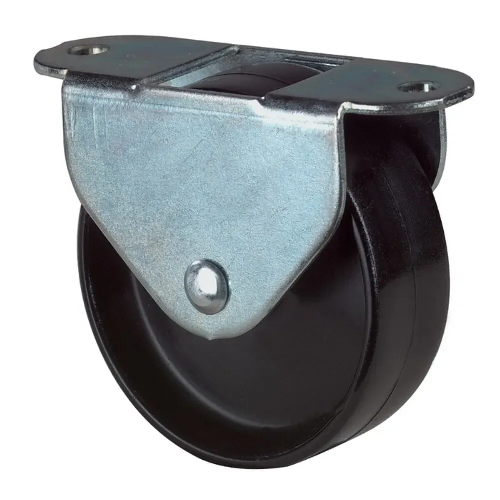 BS ROLLEN Kastenrolle, Material Rolle Kunststoff, Rad-Ø 50 mm Tragfähigkeit 60 kg, mit Anschraubplatte
