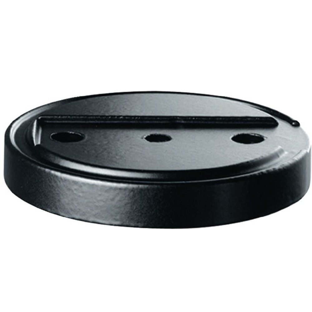 FSB Unterlage, Ø 75 mm Höhe 10 mm, Aluminium schwarz, f. Art. 3316 002 015/3316 002 016