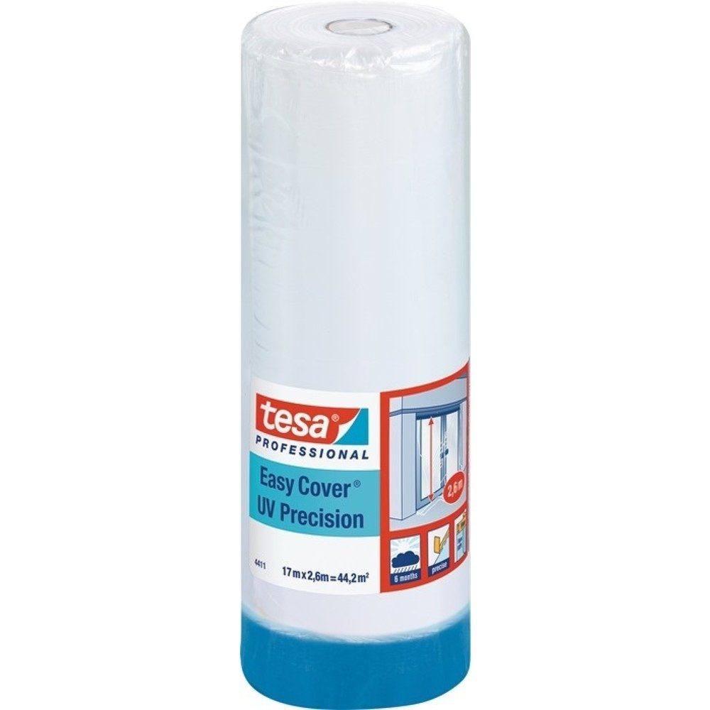 tesa® Folienband Easy Cover® 4411 UV Precisión, Länge 17 m Breite 2600 mm, Rolle