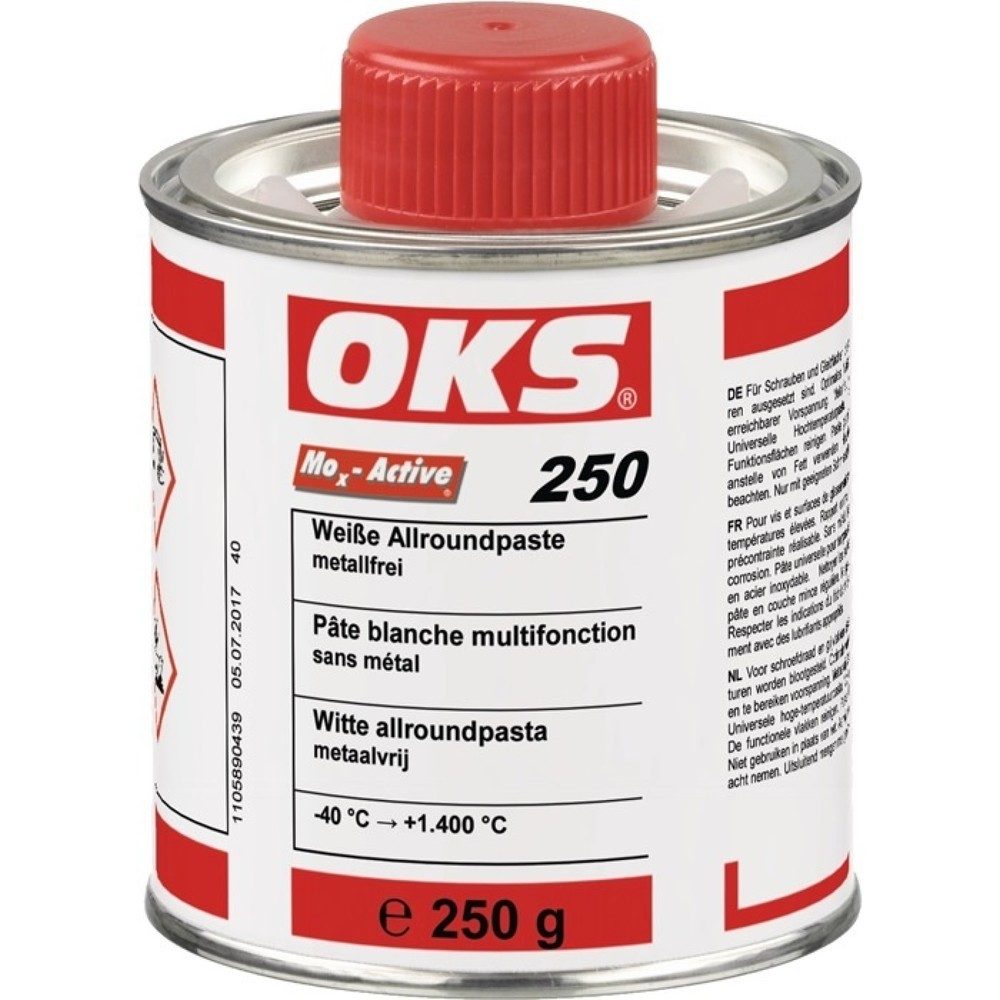 OKS Weisse Allroundpaste OKS 250, 250 g, weiss, Pinseldose