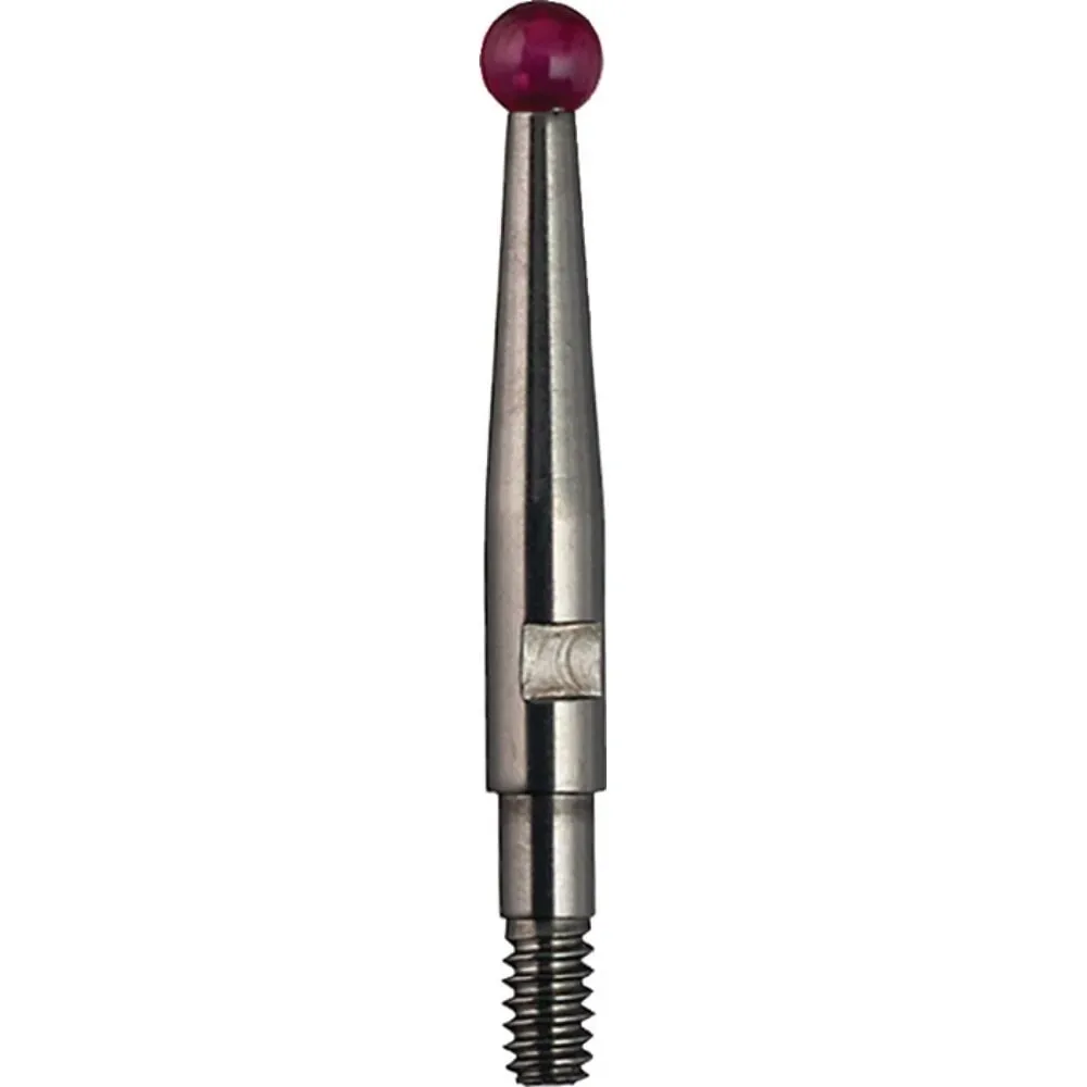 KÄFER Messeinsatz, M1,6 Rubin, Ø 2 mm Länge 11,8 mm Kugel, Fühlhebelmessgerät