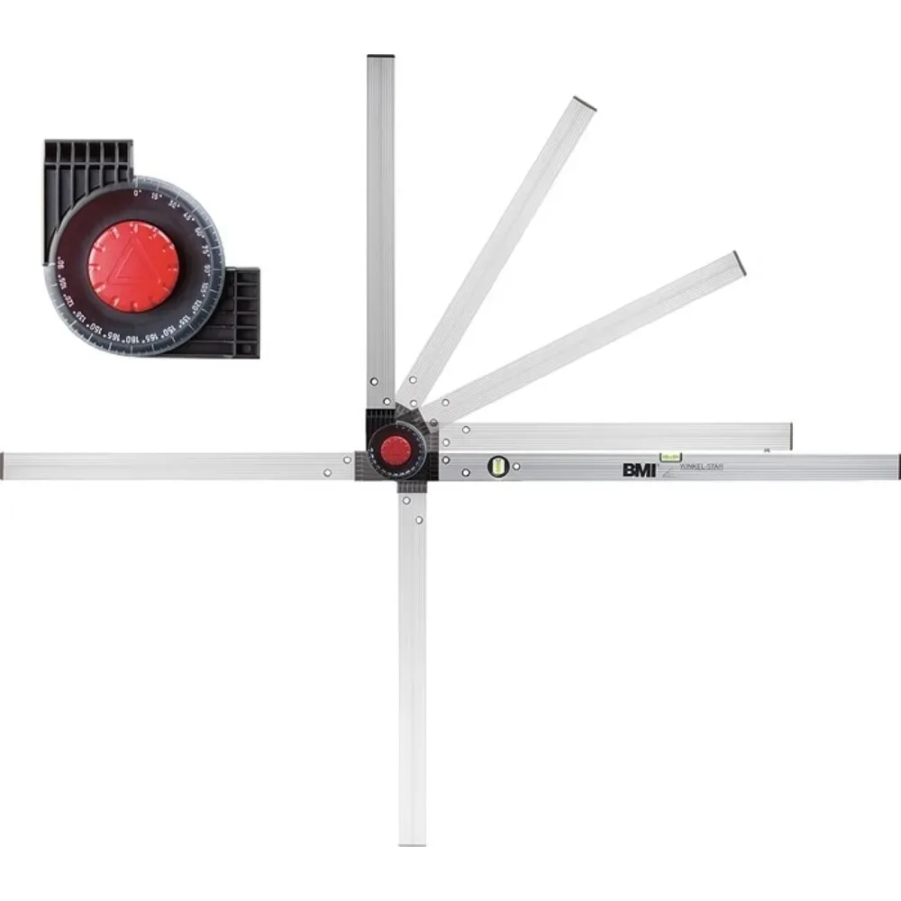 BMI Winkelmessgerät WINKELSTAR, Schenkellänge 150x100 cm, Messbereich 0-270 °