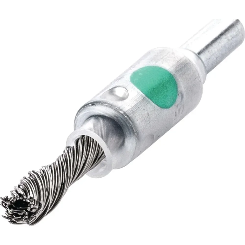 Lessmann Pinselbürste D.6mm Schaft 6mm Drahtstärke 0,25mm VA 4500min 451458 451458 1 St.