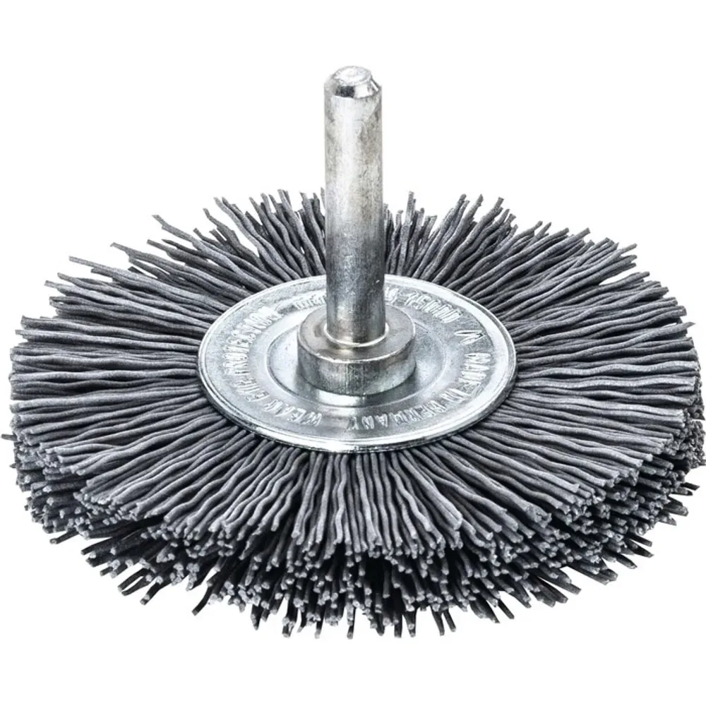 Lessmann Rundbürste D.70mm Schaft 6mm SiC Schleifborsten K.320 12mm 15000min 417872 417872 1 St.