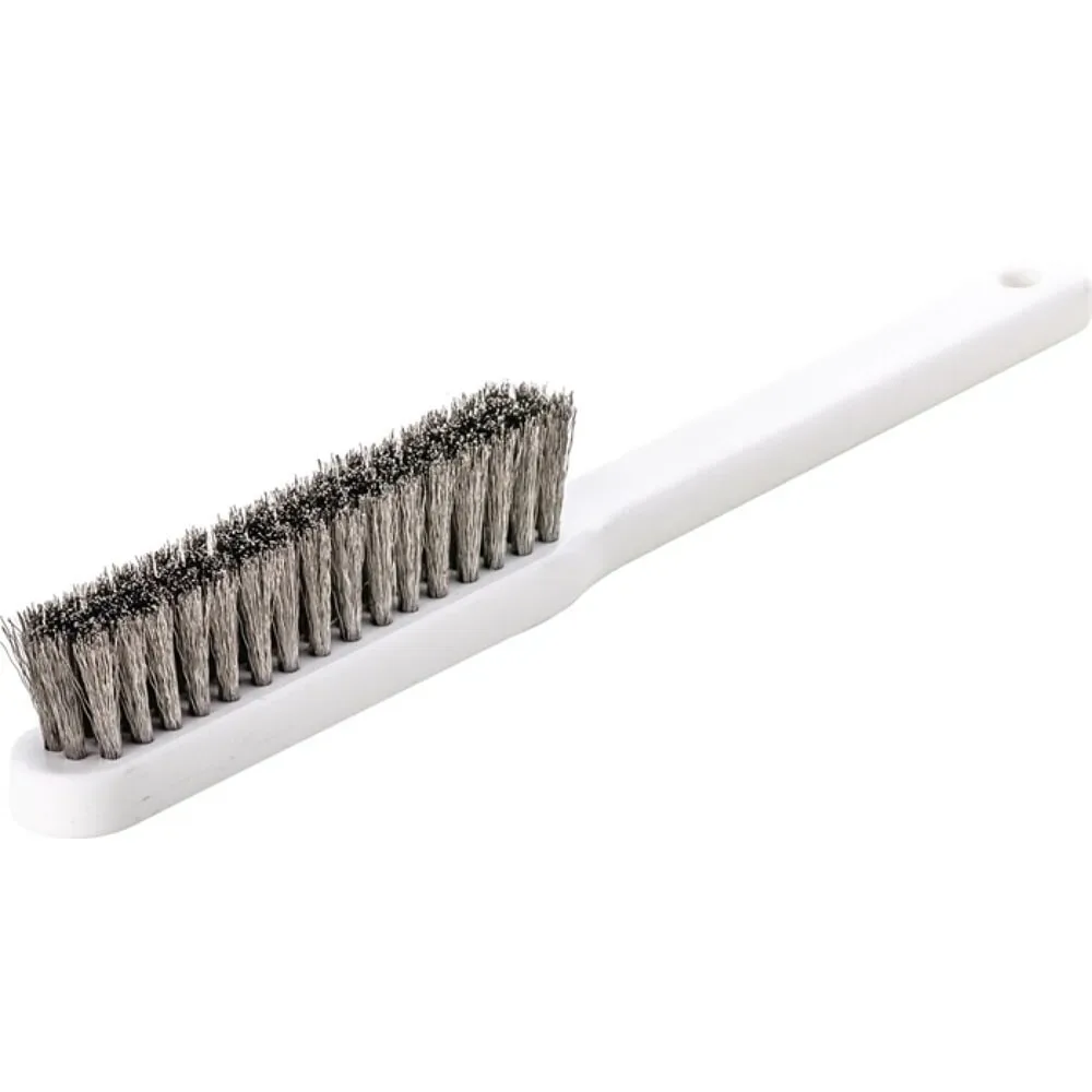 Lessmann Feinbürste L.225mm 0,15mm VA-Stahldraht gewellt 4-reihig 182152 182152 1 St.