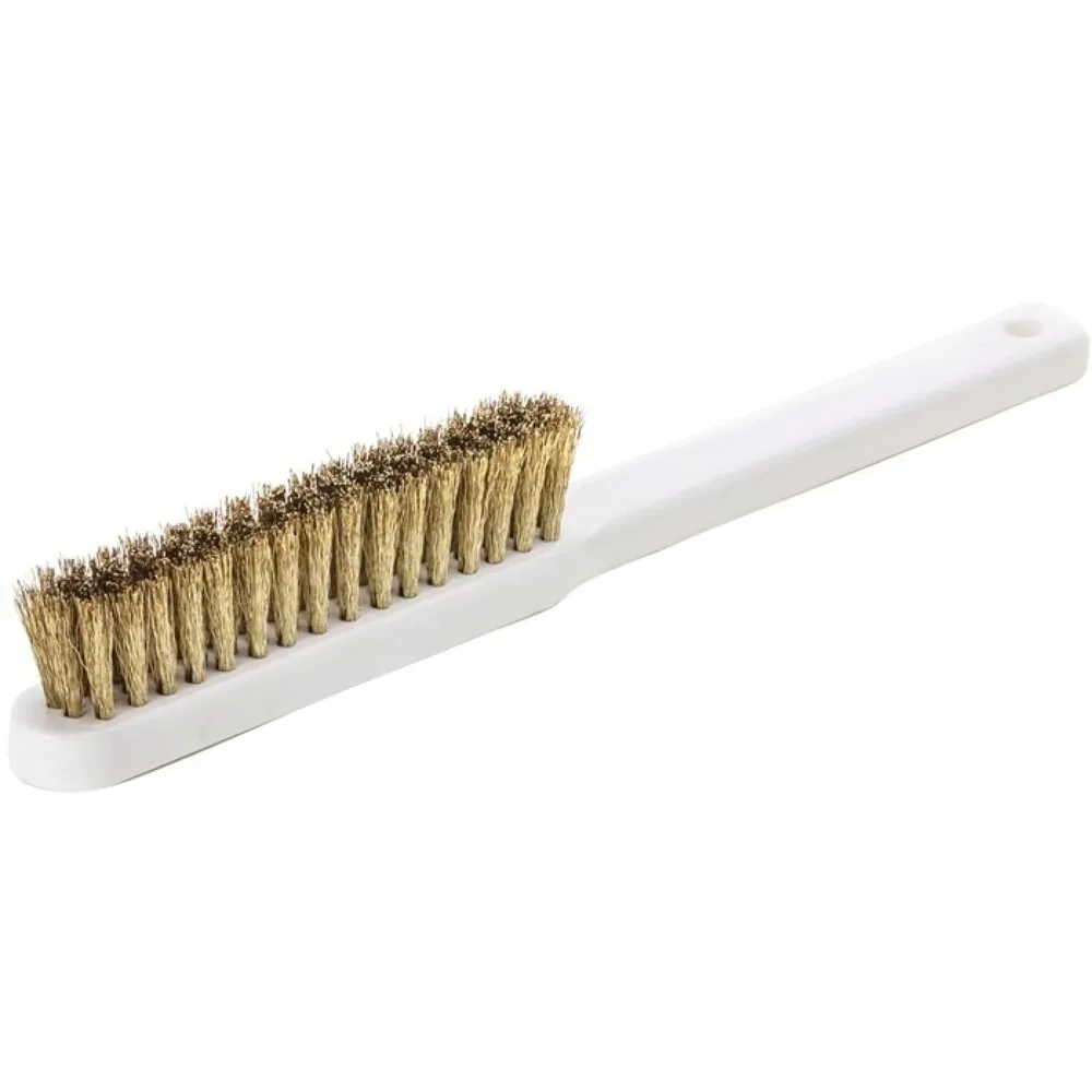 Lessmann Feinbürste L.225mm 0,15mm Messingdraht gewellt 4-reihig 182162 182162 1 St.