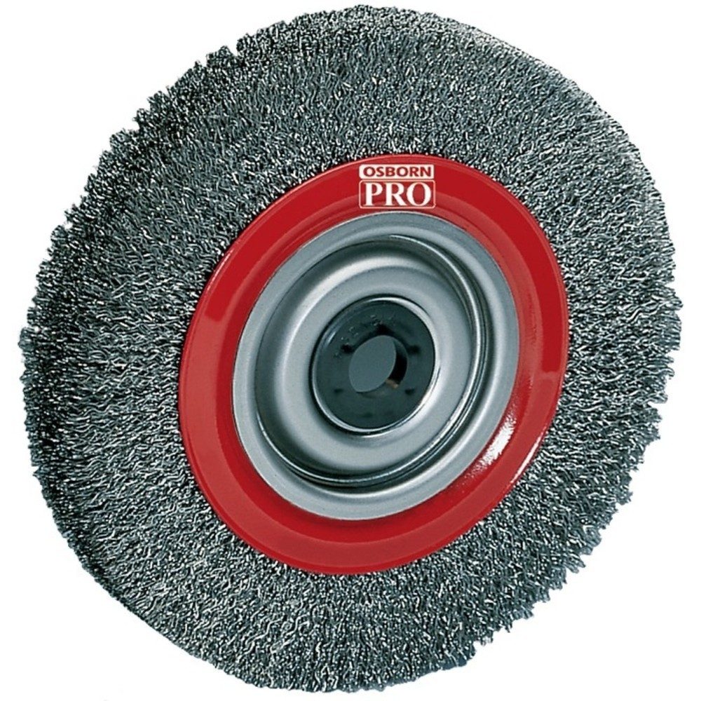 OSBORN Rundbürste, Stahl 28 mm, Ø 100 mm Drahtstärke 0,3 mm, 8000 min-¹