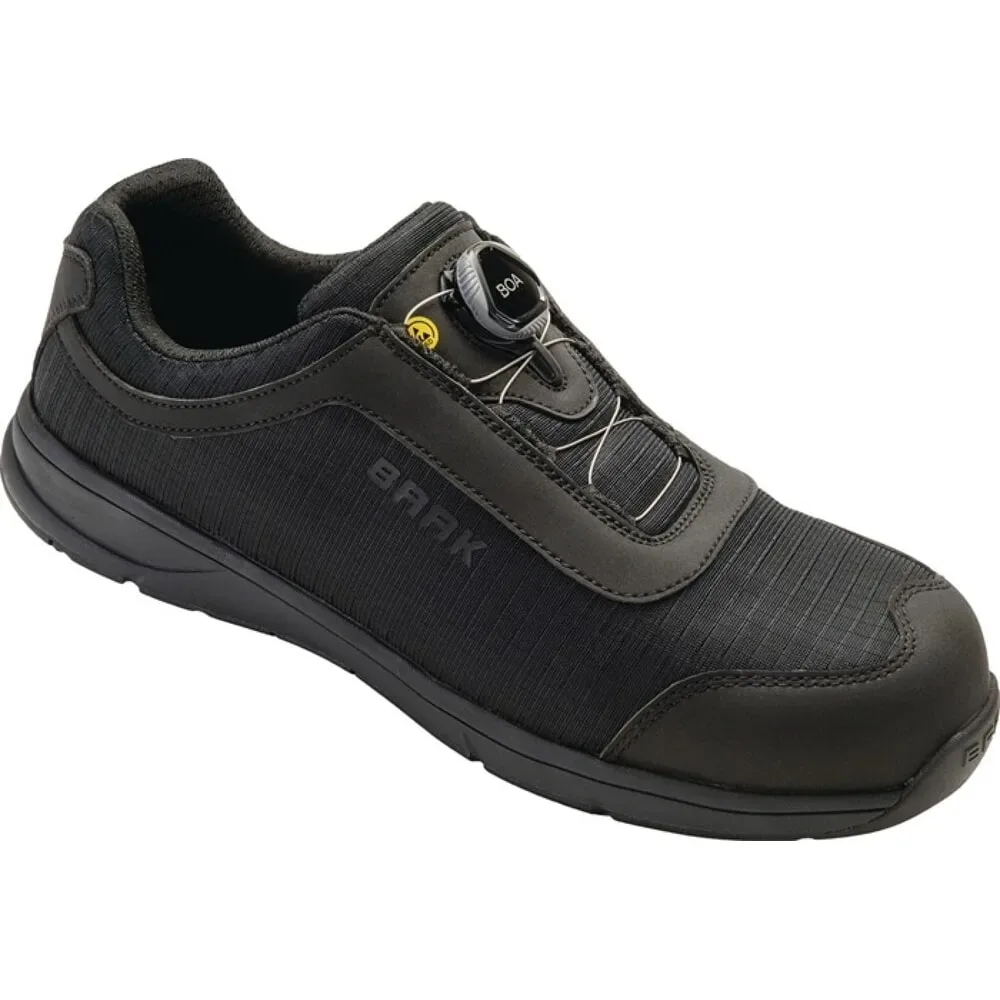 BAAK Sicherheitsschuh Sam, S3 EN ISO 20345:2011, Grösse 45 Schwarz, textiles Nylonmaterial