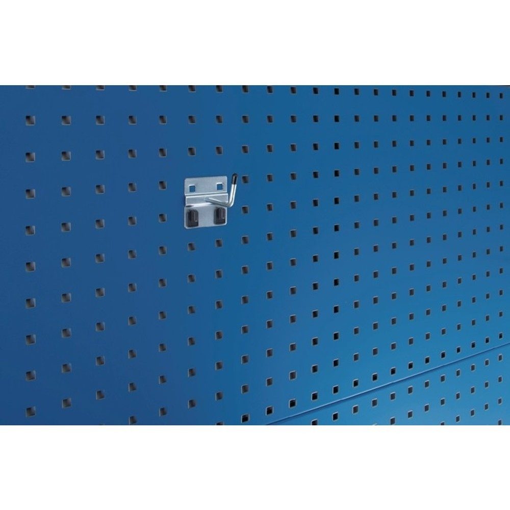 bott Schräghaken, passend für Lochplatten, T50xØ6mm verzinkt, 5St./Btl.