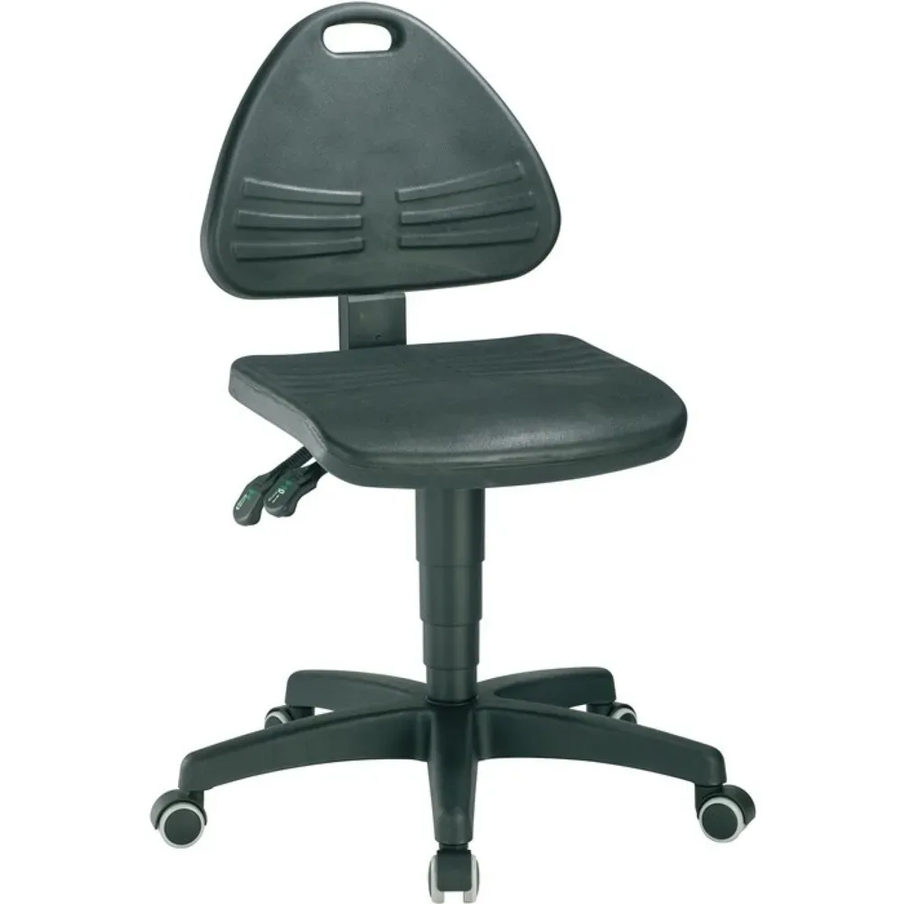 Arbeitsdrehstuhl, gepolstert mit PU-Schaum, mit Rollen, Höhenverstellbereich 430 - 600 mm bimos