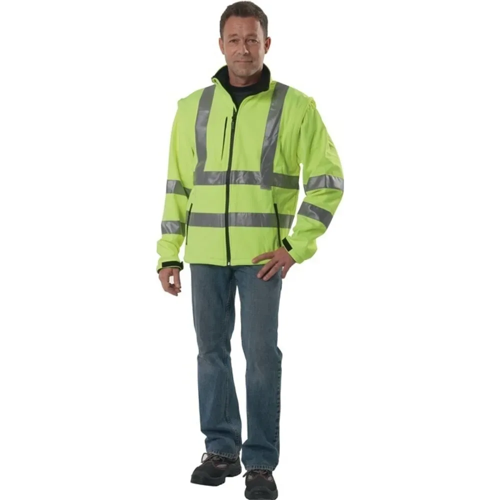 PREVENT Warnschutz-Softshelljacke Gr.L gelb