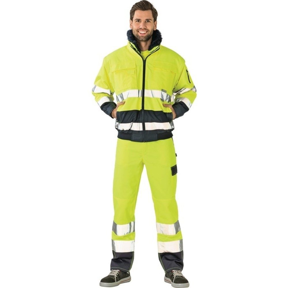 PLANAM Warnschutz-Comfortjacke Gr.M, gelb/marine