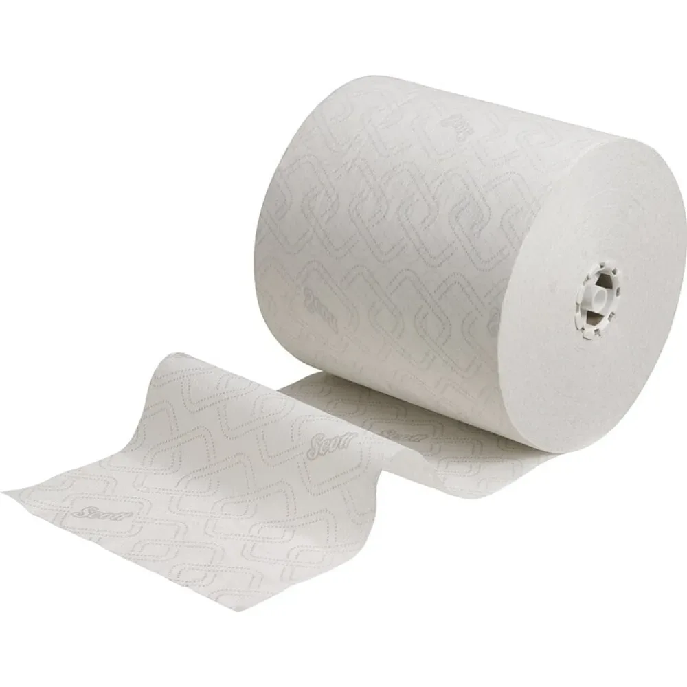 Scott Essential Falthandtücher Gerollt Weiss 1-lagig 6691 6 Rollen à 1400 Blatt