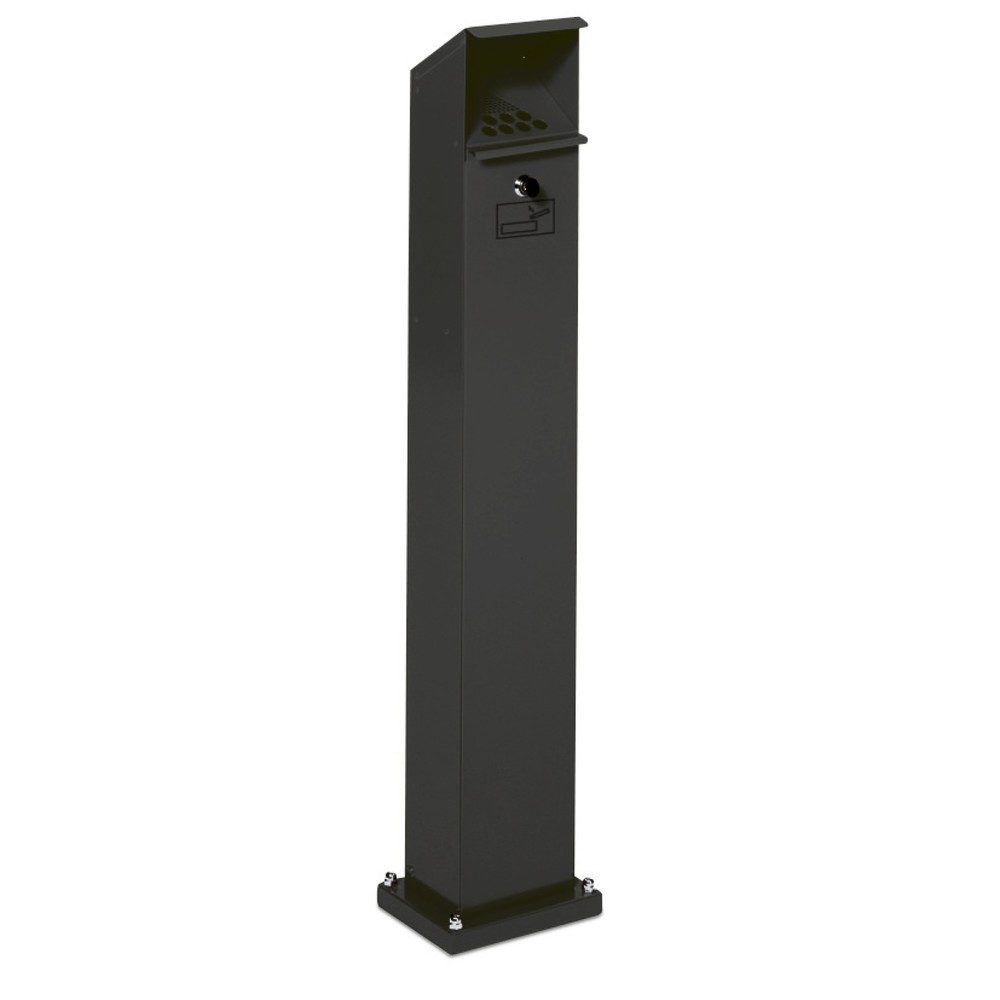 VAR® Standascher Säule, 1 Inneneinsatz, Edelstahl