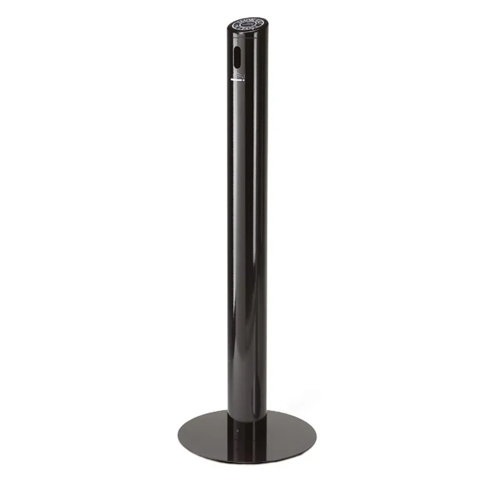 kaiserkraft Standascher, Aluminium, Volumen 3 l, schwarz