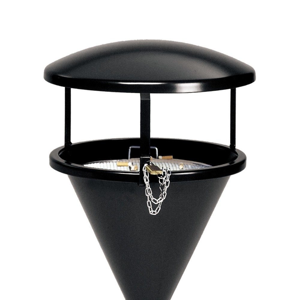 Dach für VAR® Standascher CLASSIC, Stahl, feuerrot