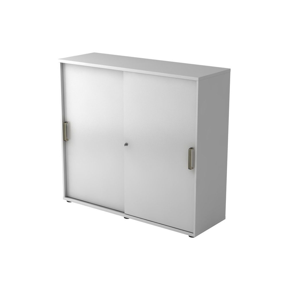 Hammerbacher Schiebetürenschrank 3FH SG Grau 1.200 x 400 x 1.100 mm