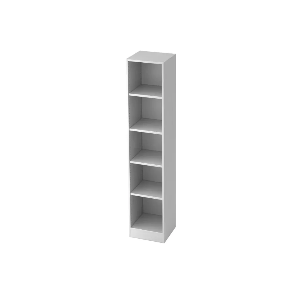 Hammerbacher Regal 5FH Weiß 406 x 400 x 2.004 mm