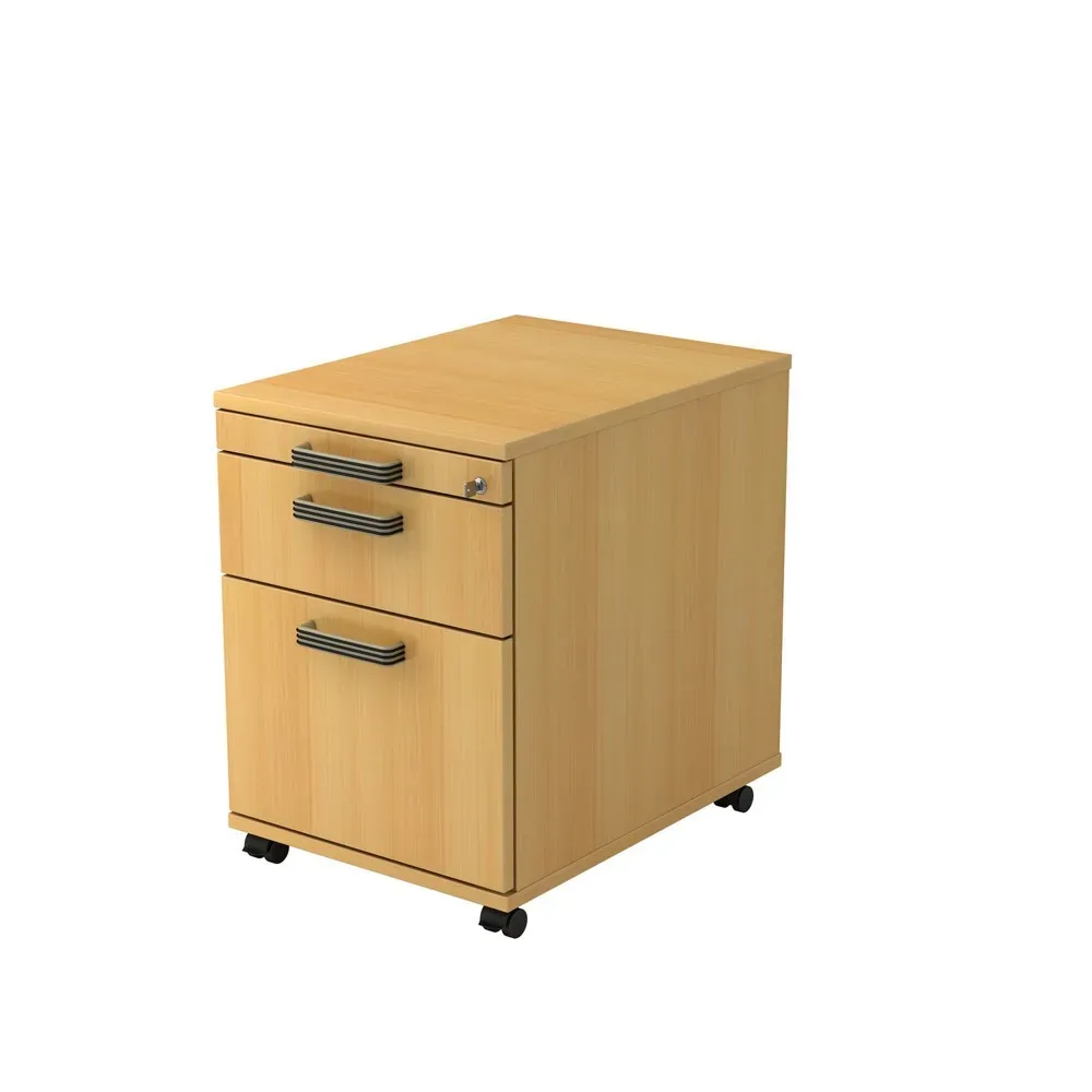 Hammerbacher Rollcontainer AC20 Buche 428 x 580 x 590 mm