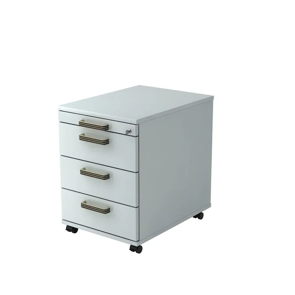 Hammerbacher Rollcontainer AC30 Lichtgrau 428 x 580 x 590 mm