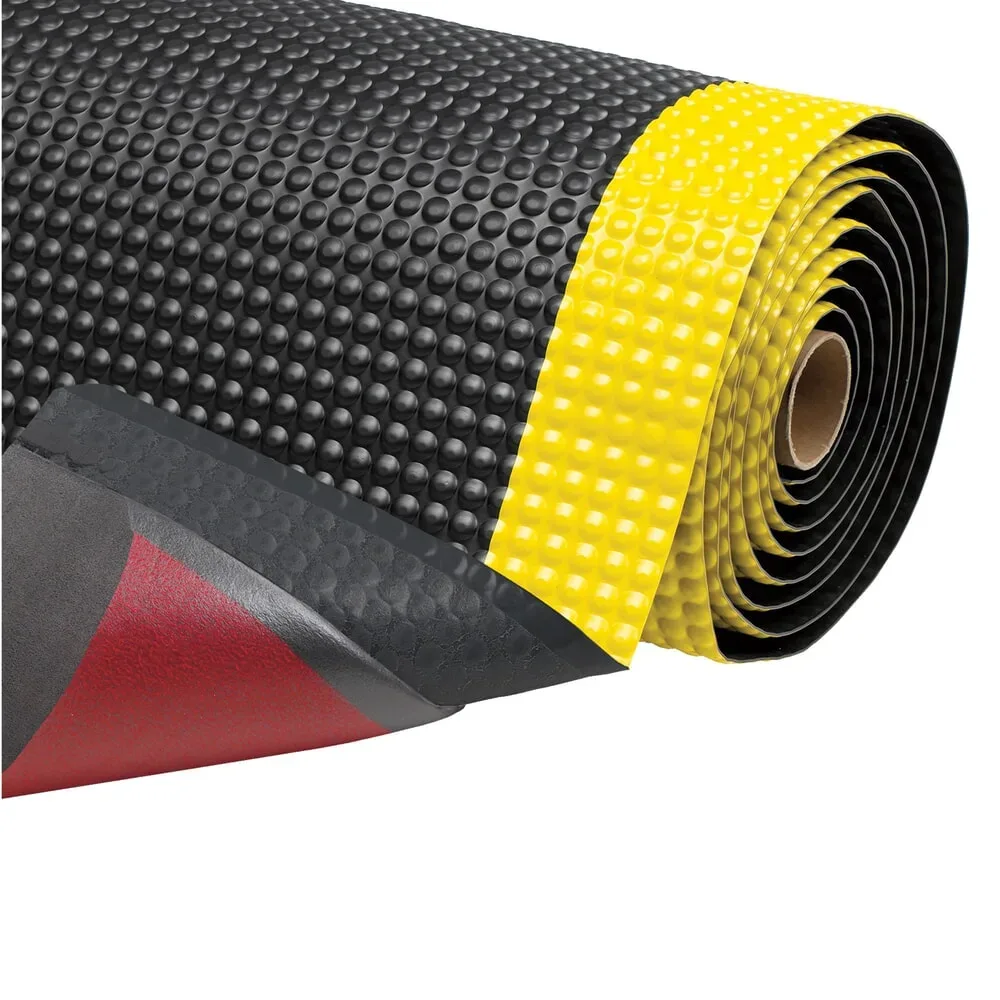NoTrax Anti-Ermüdungsmatte aus PVC, Mikrozellen-Vinyl-Rückseite, lfm x 600 mm, schwarz