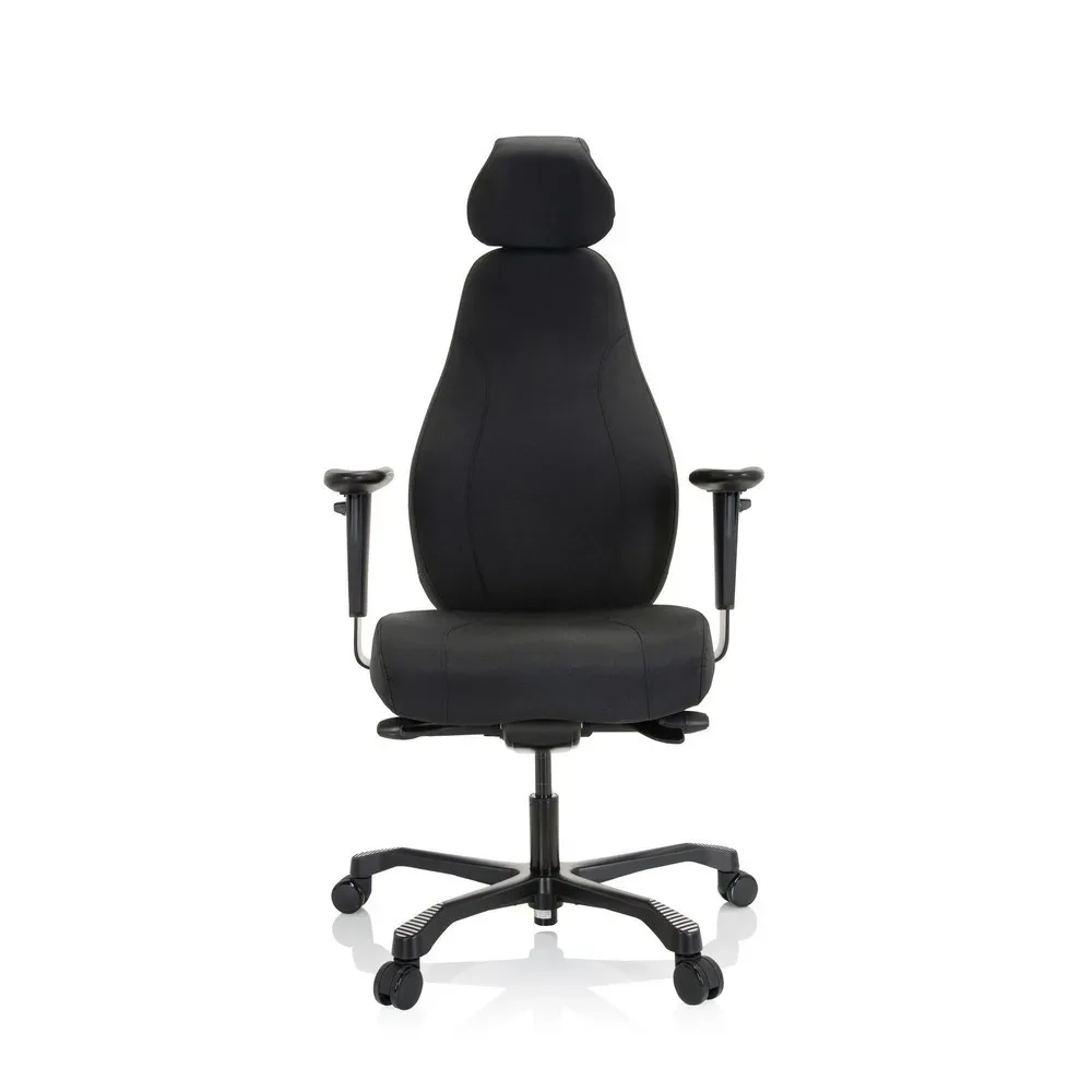 hjh OFFICE Arbeitsstuhl / Chefsessel RESISTIO XXL Stoff, schwarz