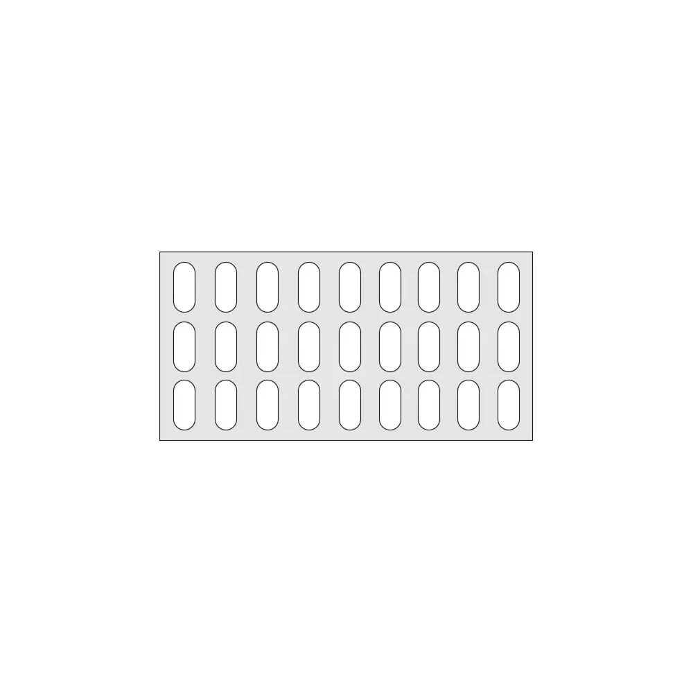 Fachboden für Aluminium-Regal, Kunststoffgitter, BxT 950 x 480 mm