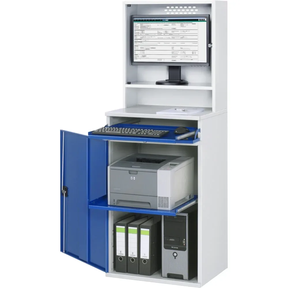 Computer-Schrank Typ 650-M65, B 650 x T 520 x H 1770 mm, stationär