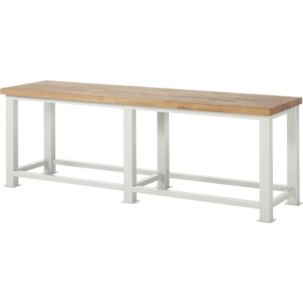 Schwerlast-Werkbank, Plattenstärke 100 mm, BxT 1250 x 900 mm RAU