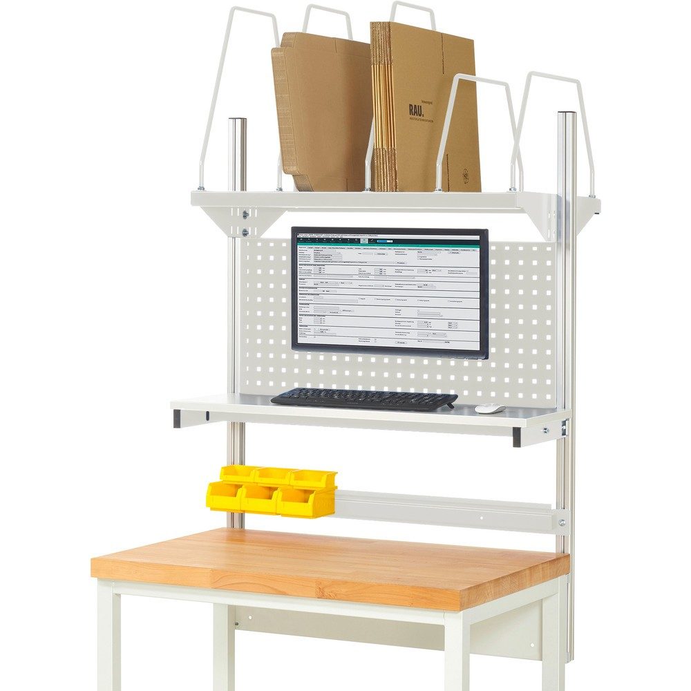 System-Aufbau-Komplettset 3, für Werkbank, Breite 1000 mm RAU