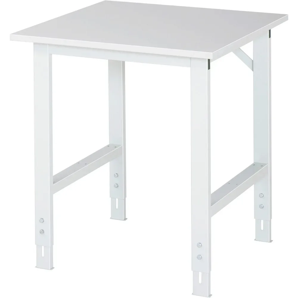 Arbeitstisch, Melamin-Platte, B 750 x T 800 x H 760-1080 mm