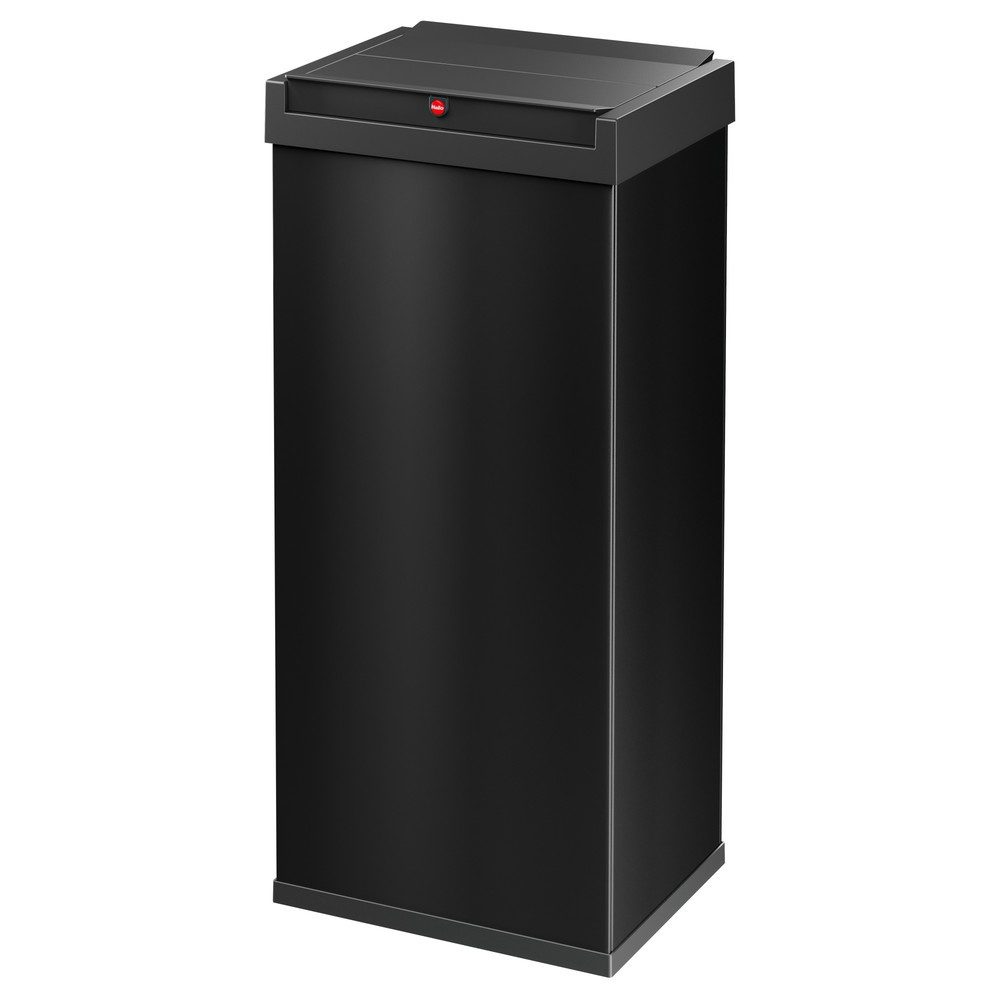 Hailo Schwingdeckel-Abfallbox Big-Box Swing Volumen 52 l, BxHxT 340 x 770 x 260 mm Behälter schwarz