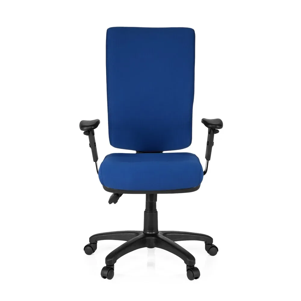 hjh OFFICE Bürostuhl / Chefsessel ZENIT HIGH Stoff, blau