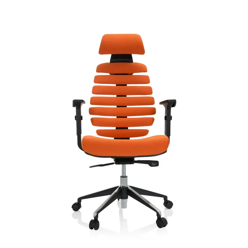hjh OFFICE Bürostuhl / Drehstuhl ERGO LINE II PRO Stoff, orange