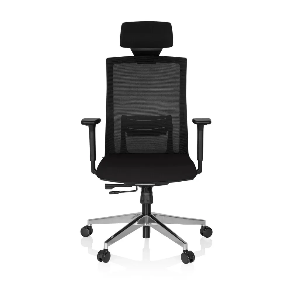 hjh OFFICE Bürostuhl / Chefsessel CAPTIVA Stoff/Netzstoff, schwarz