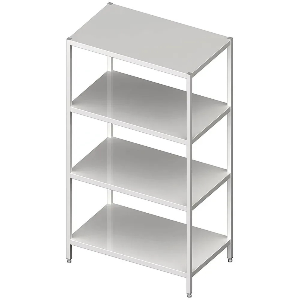 Stalgast Regal mit glatten Böden, 700x500x1800 mm, verschweisst