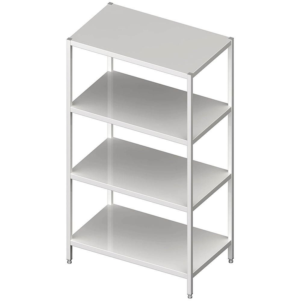 Stalgast Regal mit glatten Böden, 1200x700x1800 mm, verschweisst