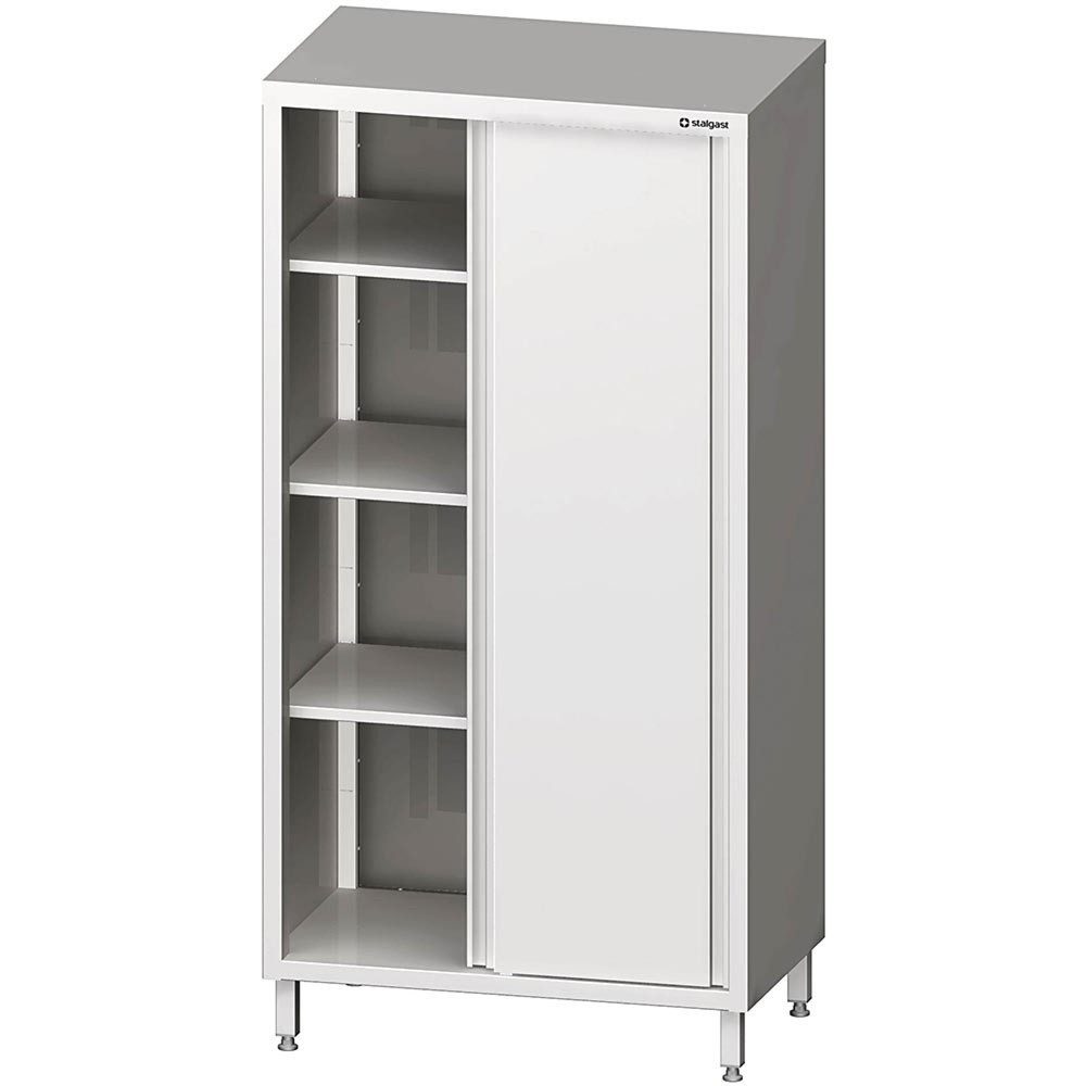 Stalgast Hochschrank mit Schiebetüren, 1100x700x2000 mm, verschweisst