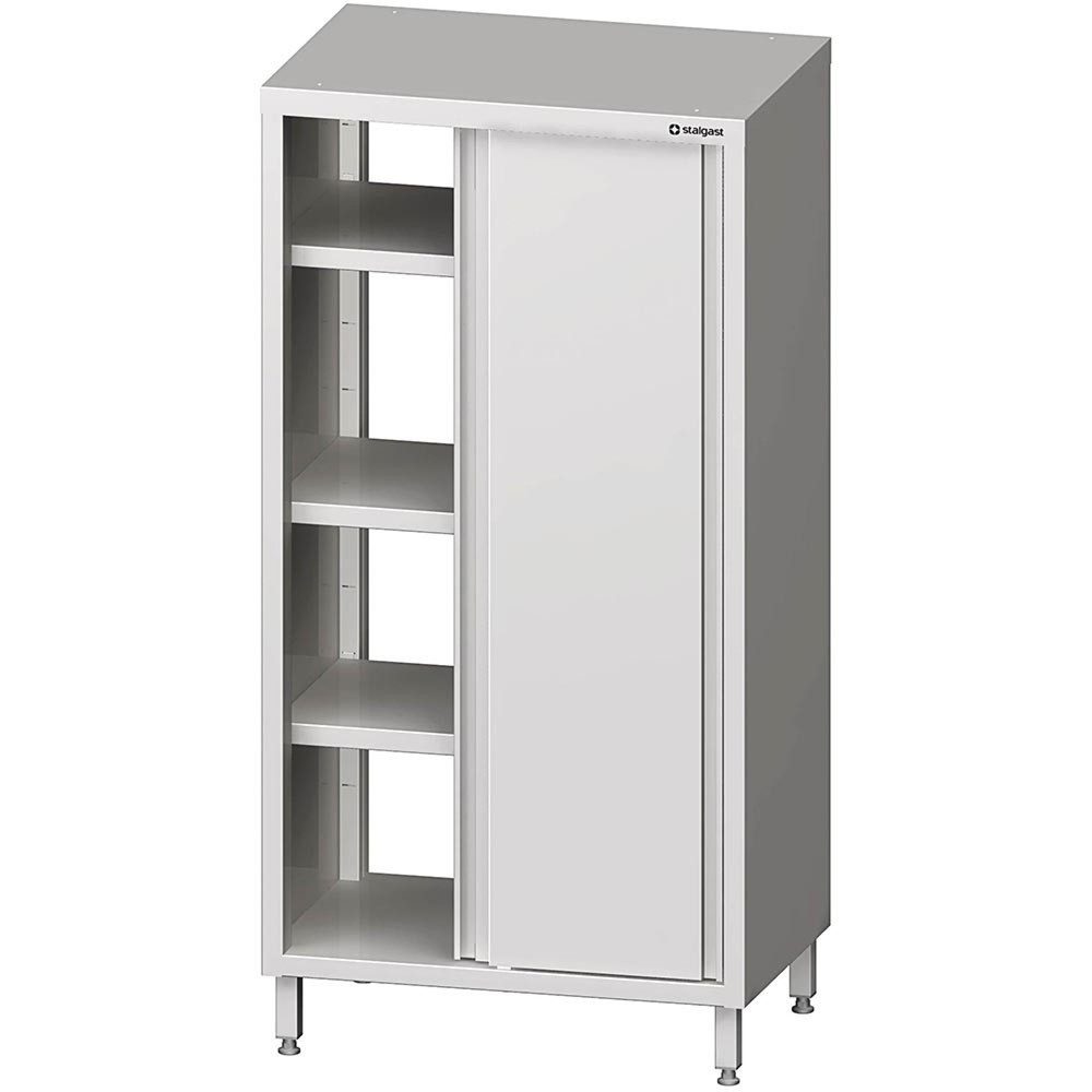 Stalgast Durchreiche-Hochschrank mit Schiebetüren, 1200x500x1800 mm, verschweisst