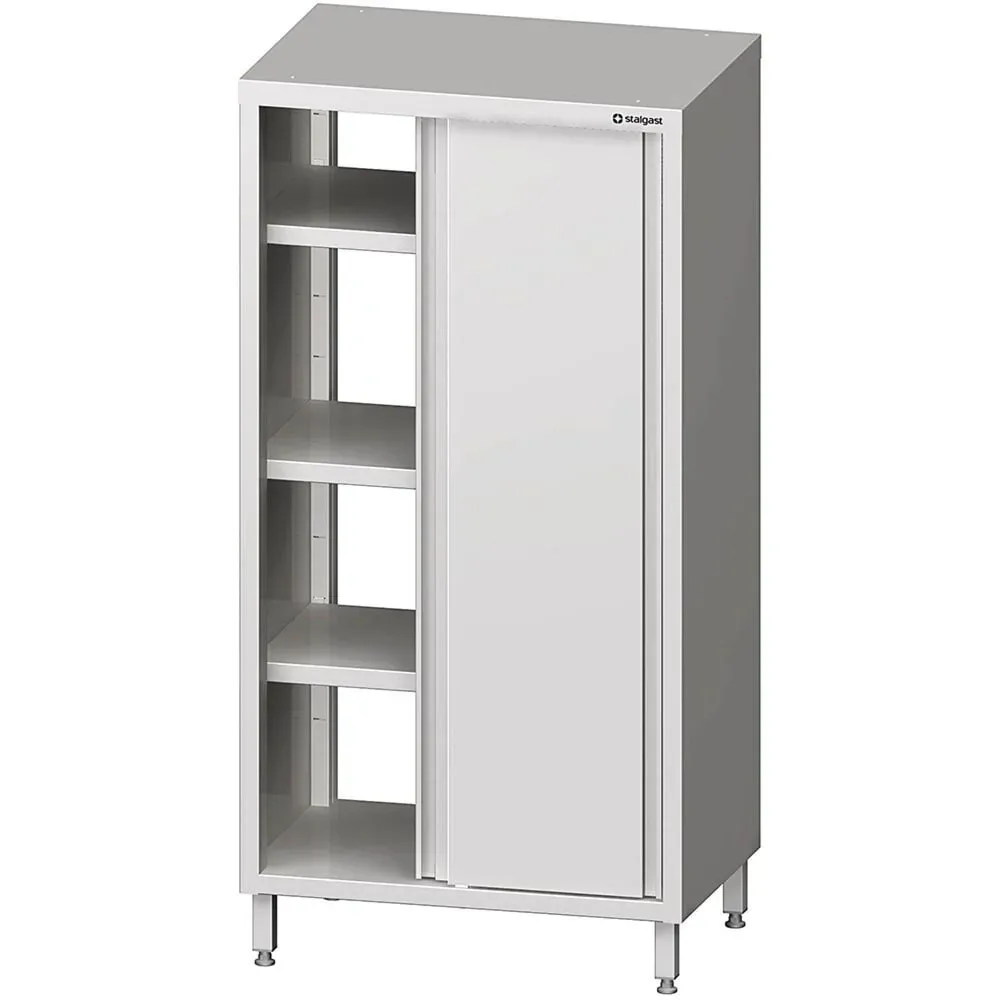Stalgast Durchreiche-Hochschrank mit Schiebetüren, 1100x500x1800 mm, verschweisst